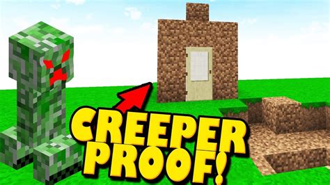 Minecraft How To Make A Creeper Proof House Best Material For