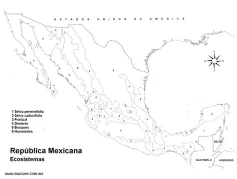 Mapas De México Para Colorear E Imprimir Colorear Imágenes