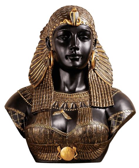 Egyptian Queen Cleopatra Neoclassical Sculpture Bust