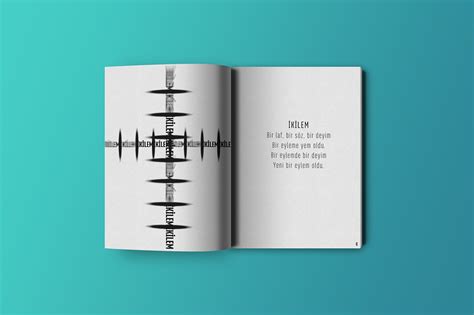 Özdemir Asaf Visual Typographic Poetry Book On Behance