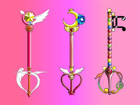 Sailor Moon Wands Sailor Moon Crystal Magical Girl Outfit Sakura Magical Dorémi Anime Land