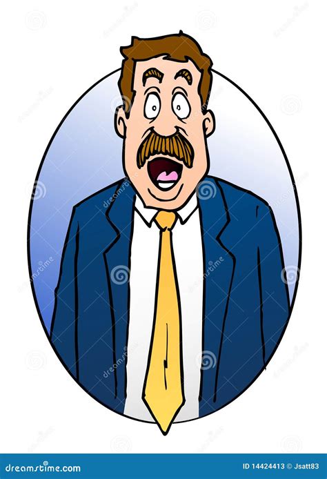 Surprised Businessman Stock Vector Illustration Of Suit 14424413