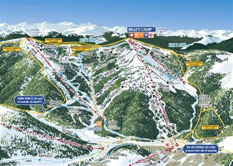 Vail Piste And Ski Trail Maps