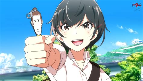 A High School Girl Climbs A Hill High Quality Short Anime
