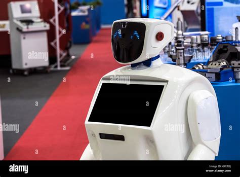 Robot On The Exhibition Stock Photo Alamy