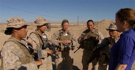 ap marines want to close combat jobs for women cbs news