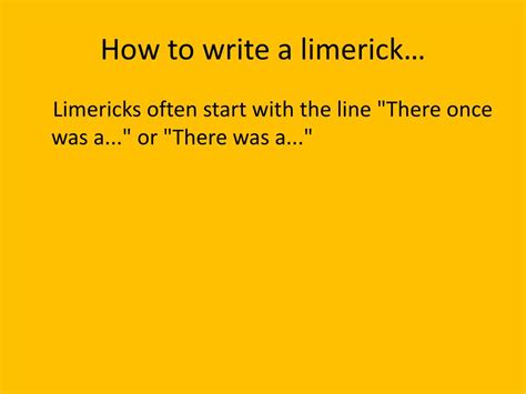 Ppt Limerick Powerpoint Presentation Free Download Id2531024