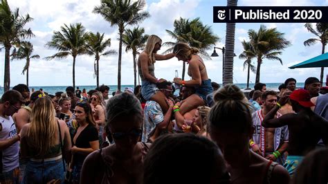 Spring Break Was in Full Mode, and Then It Got Canceled - The New York ...