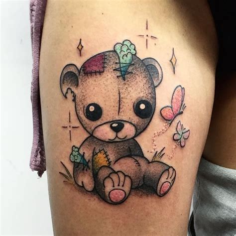 45 Teddy Bear Tattoos For Your Body February 2021 Tatouage De