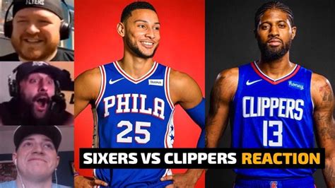 Sixers Vs Clippers Livestream Reactions Philadelphia 76ers Vs La Clippers Live Play By Play