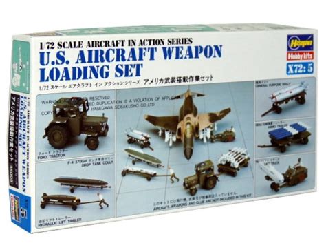 172 Akcesoria Us Aircraft Weapon Loading Set Hasegawa 35005 X72