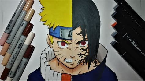 Drawing Naruto And Sasuke Naruto Youtube
