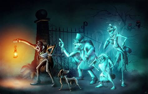 The Caretaker And The Hitchhiking Ghosts Haunted Mansion Disneyland