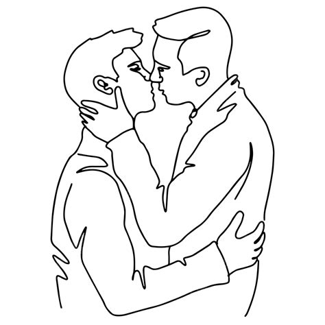 male couple kiss illustration lgbt pride couple drawing rat drawing kiss drawing png and