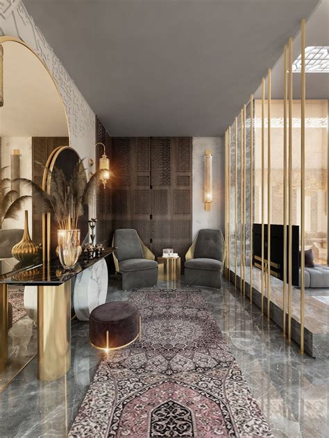 Contemporary Islamic Majlis On Behance Luxury Living Room Decor
