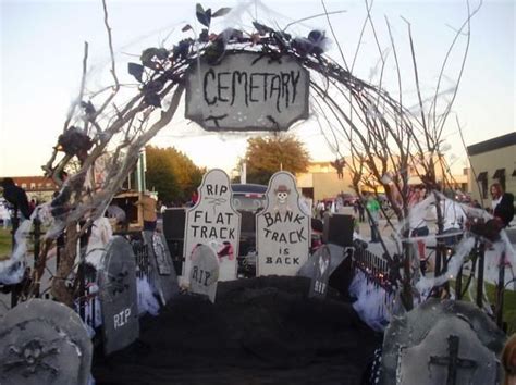 a float made by high schoolers for their halloween parade we will be using many similar