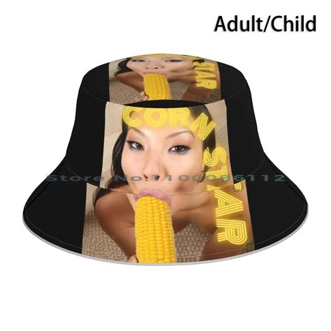 Asa Akira Suck Corn Cornstar Bucket Hat Sun Cap Asa Akira Mia Khalifa Alexis Texas Sasha