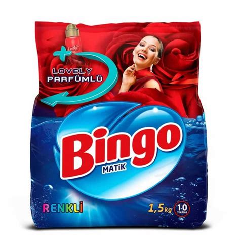 Bingo Renkli Toz Çamaşır Deterjanı 1 5 Kg Bizim Kiler Market