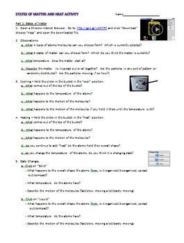 Forces and motion experiment options. Matter Worksheet Answer Key - Worksheet List