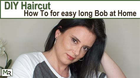 Diy Haircut How To Cut Your Own Hair In A Bob At Home Youtube