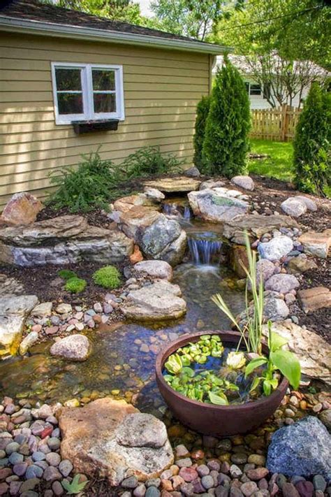 Stunning Backyard Ponds Ideas With Waterfalls Ponds Backyard Waterfalls Backyard Backyard