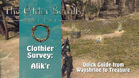 Eso Clothier Survey Alik R Desert Elder Scrolls Online From