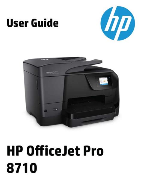 Hp Officejet Pro 8710 User Manual English 181 Pages