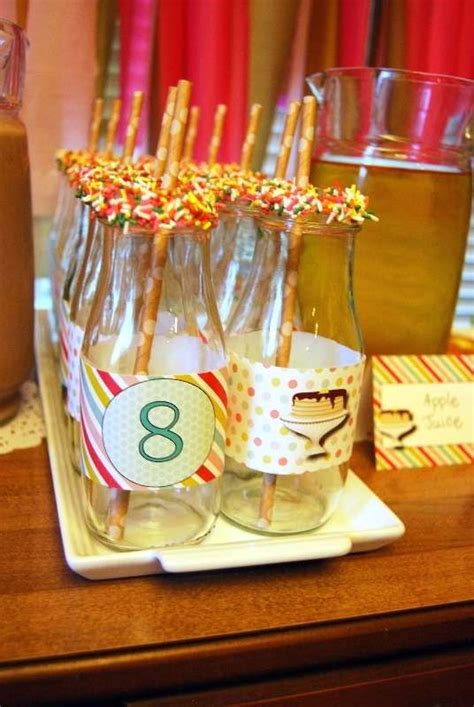 Pancakes And Pajamas Birthday Party Drinks See More Party Planning Ideas