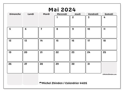 Calendrier Mai 2024 Cases Ds Michel Zbinden Lu