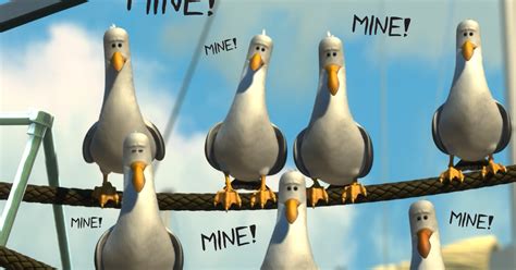 But finding nemo is the one that remains unparalleled, not because of its comedy or creativity there are occasional nods to this brand of humor in finding nemo, as when a flock of seagulls. Life in zee Burrow: Mine mine mine!
