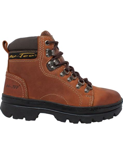 Ad Tec Womens 6 Leather Work Hiker Boots Soft Toe Boot Barn
