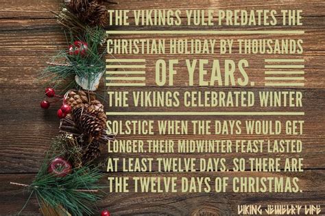 Vikings And Christmas Viking Christmas Winter Solstice Traditions