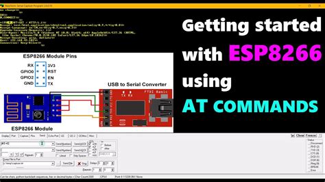 Getting Started With Esp8266 Using At Commands Youtube