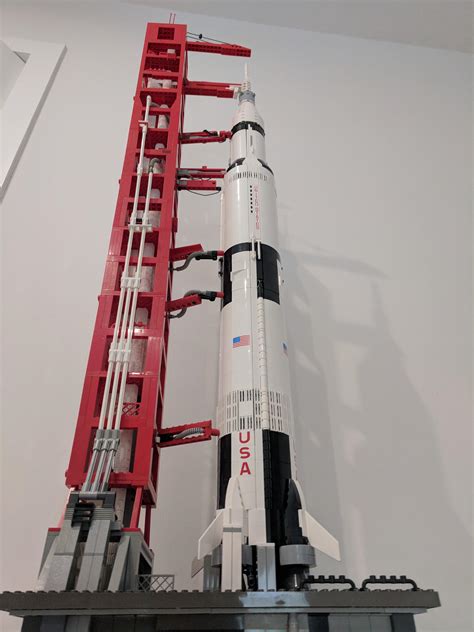 Did A Moc Of The Launch Tower For The Saturn V Happy With