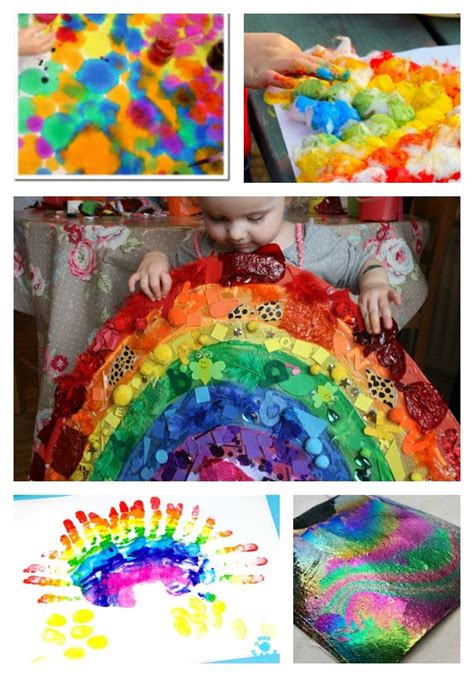20 Rainbow Kids Art Projects Arty Crafty Kids