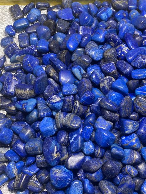 Lapis Lazuli Polished Tumblestone Royal Blue Lapislazuli Natural