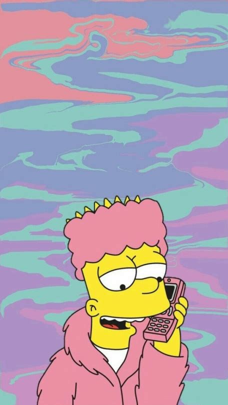 Yawd provides for you free trippy transparent cliparts. trippy bart simpson | Tumblr