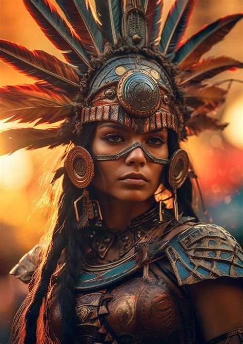 transport yourself to the world of aztec princesses with this captivating picture of aztec