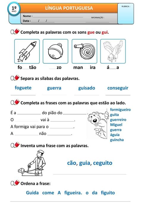 Casos Leituras Gue Gui Método Das 28 Palavras Atividades