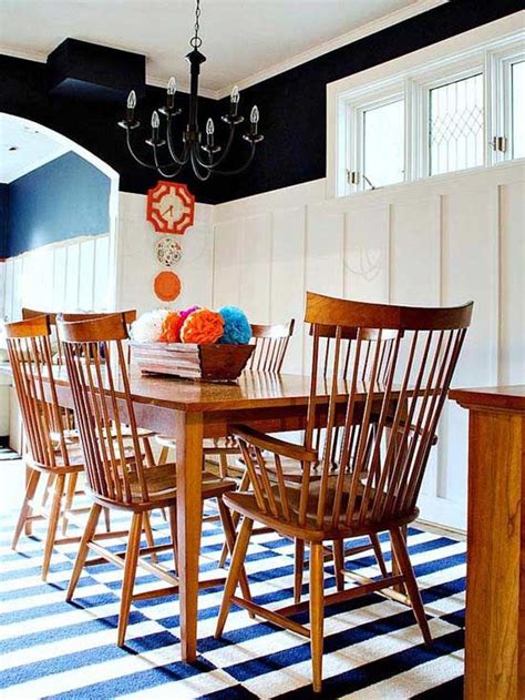 These Navy Walls Will Send You Dashing To The Paint Store Dining Room