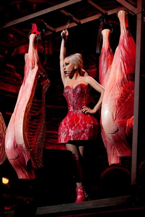 Gaga Il Ritorno Del Meat Dress Vogue Italia