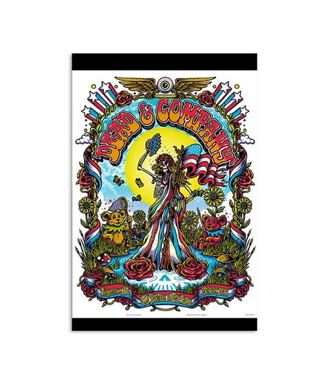 dead and company burgettstown pa the pavilion at star lake july 12th 2022 poster custom prints