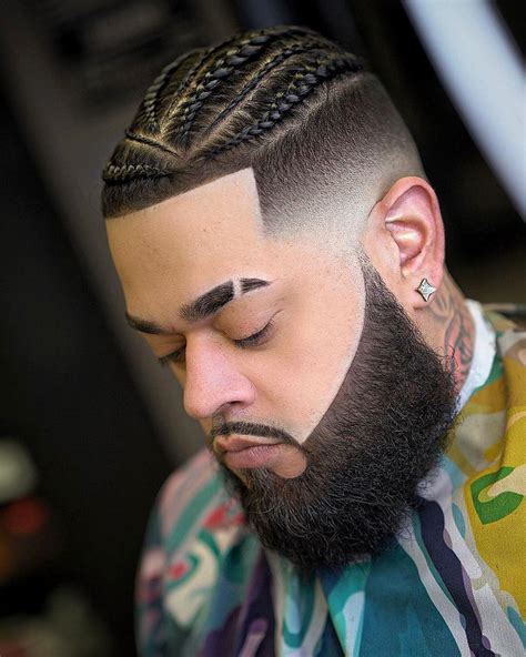 Cornrow Hairstyles For Men With Fade