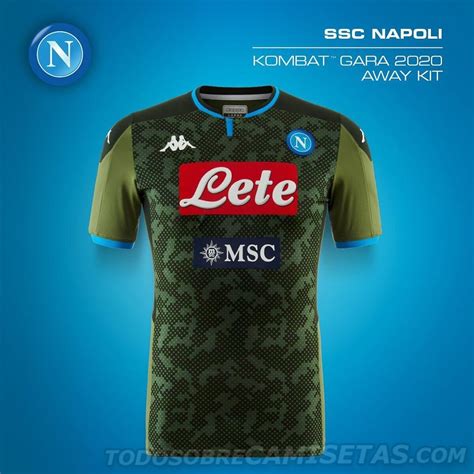 Ssc Napoli 2019 20 Kappa Away And Third Kits Todo Sobre Camisetas