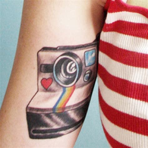 Polaroid Camera Tat Clever Tattoos Piercing Tattoo Forever Tattoo