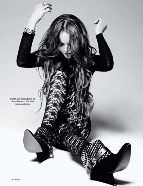 Lindsay Lohan Covers Elle Magazine September 2009