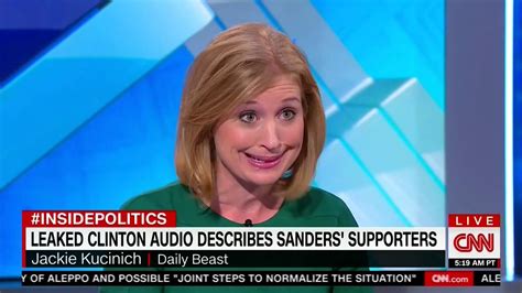 Daily Beasts Jackie Kucinich Leaked Audio Shows Clinton Is “two Faced