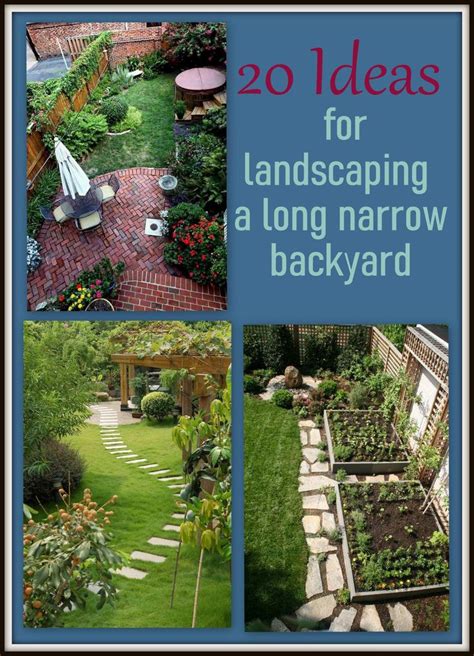 20 Long Narrow Backyard Landscaping Ideas Scavenger Chic Sloped