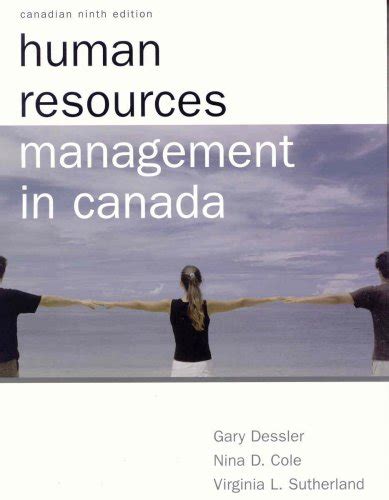 9780131217485 Human Resources Management In Canada Ninth Canadian