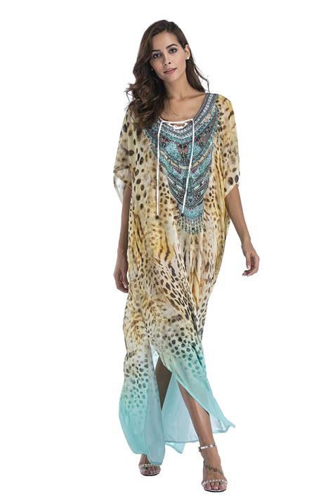 Buy Women Chiffon Beach Dress Summer Covers Up Pareos